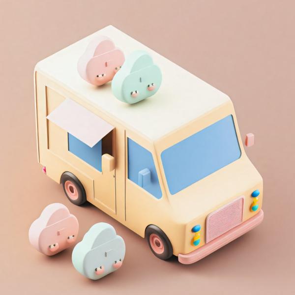 Taxi car for online transportation 